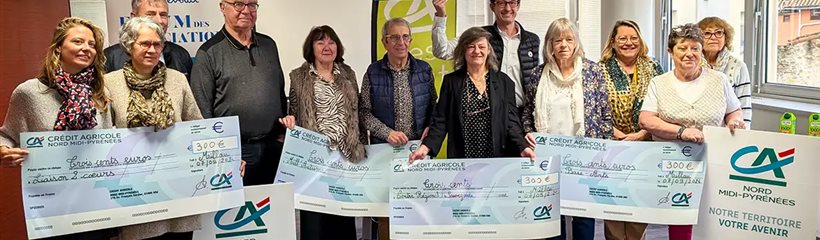 Grands Causses Bénévolat et le Crédit Agricole unis pour les associations 